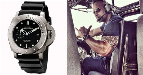 the rock panerai|Dwayne Johnson’s Panerai Movie Watches .